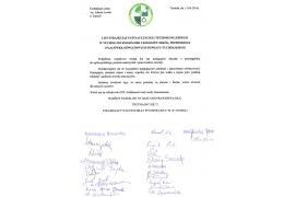 <b>List strajkujących nauczycieli Technikum Leśnego w Tucholi do kolegów i koleżanek z placówek oświatowych powiatu tucholskiego</b>