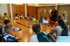<b>Uczniowie z tucholskiej „Jedynki” z wizytą u burmistrza Tucholi </b>